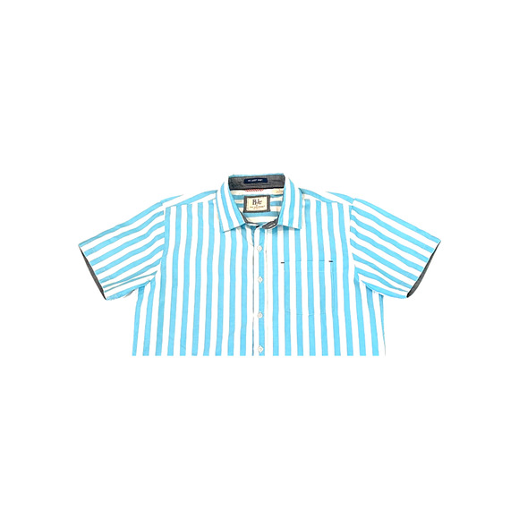 RJC Rebel James Blue Striped “My Lucky Shirt” Men’s M - Picture 2 of 8